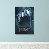 Poster Gandalf Character 3 Canvas Afdruk (Insitu (Houten vloer))