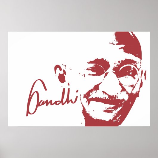 Poster Gandhi (Voorkant)