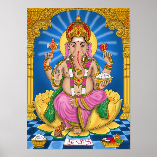 Poster Ganesha (Voorkant)
