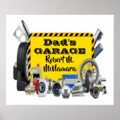 Poster Garage Sign. (Voorkant)