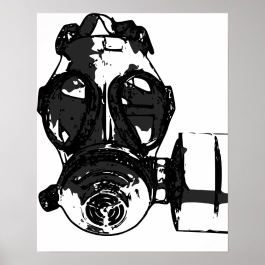 Poster gasmasker (Voorkant)