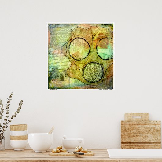 Poster gasmasker (Keuken)