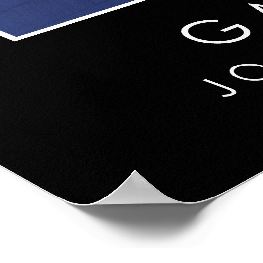 Poster Gateway Arch met grenzen (Hoek)