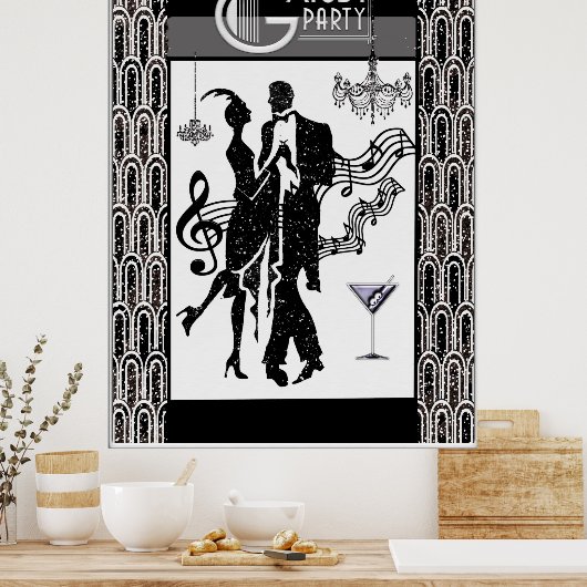 Poster Gatsby Party (Keuken)