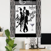 Poster Gatsby Party (Thuiskantoor)