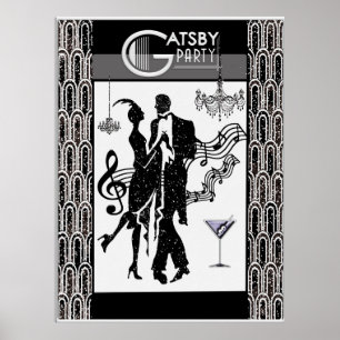 Poster Gatsby Party