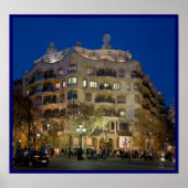 Poster Gaudi La Pedrera VAN 8.99 UUR (Voorkant)