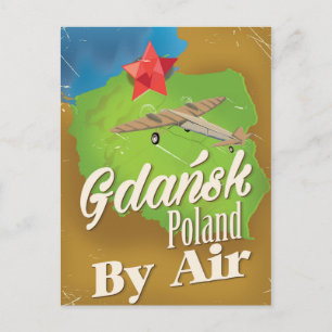  poster Gdańsk-Polen Briefkaart