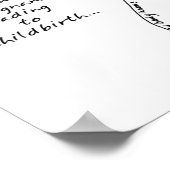 Poster geboortecirmatie (Hoek)