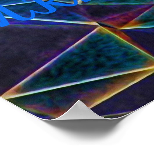 Poster gebroken bellen (Hoek)