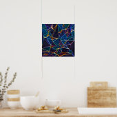 Poster gebroken bellen (Keuken)