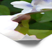 poster "Gedetailleerde witVioletten" (Hoek)