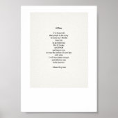 Poster gedicht (Voorkant)