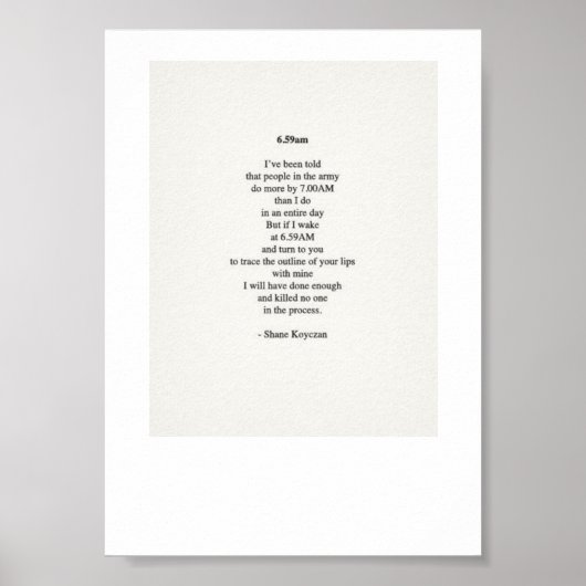 Poster gedicht (Voorkant)