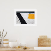 Poster GEEL SQUARE (Keuken)