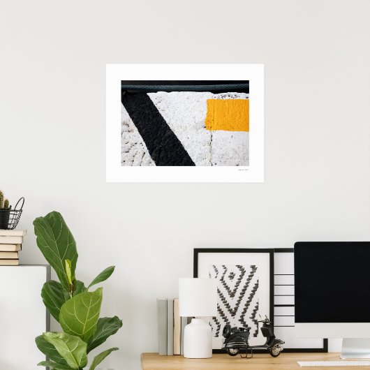 Poster GEEL SQUARE (Thuiskantoor)
