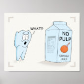 poster "Geen pulp" (Voorkant)
