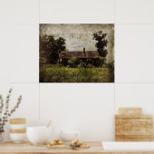 Poster gehakt door het verleden (Keuken)