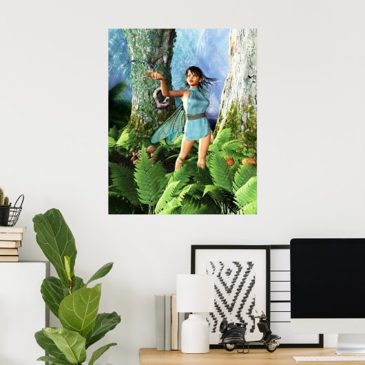 Poster gekindde gedistilleerde dranken (Thuiskantoor)