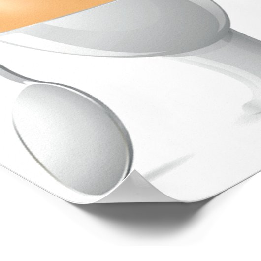 Poster gekookte eieren (Hoek)