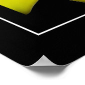 Poster-gele Daisy Poster (Hoek)