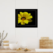 Poster-gele Daisy Poster (Keuken)