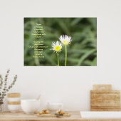 Poster geluk bij gedicht (Keuken)