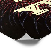 Poster gelukkig nieuwjaar (Hoek)