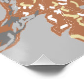 Poster Gepotte boomkorren (Hoek)