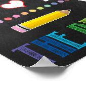 Poster geschikt voor klaslokaal afdrukken (Hoek)