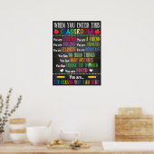 Poster geschikt voor klaslokaal afdrukken (Keuken)