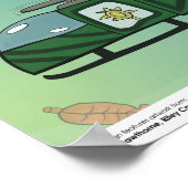 Poster - Geschreven in de lucht (Hoek)