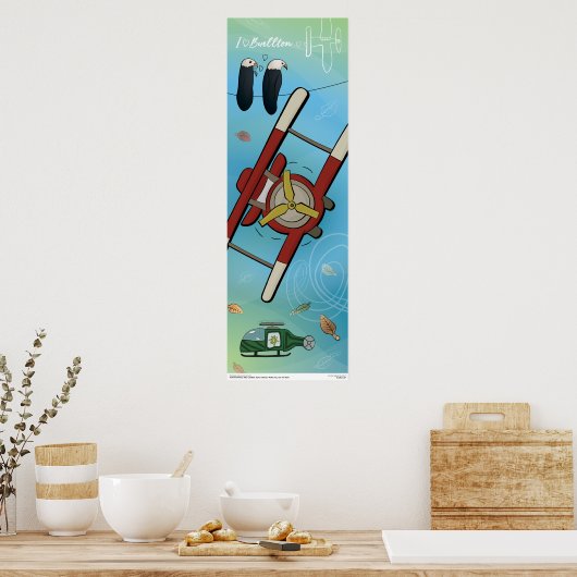 Poster - Geschreven in de lucht (Keuken)