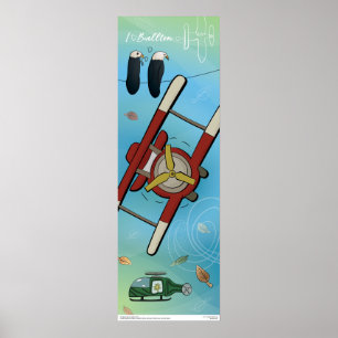 Poster - Geschreven in de lucht
