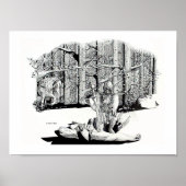 Poster - Gestorven Comrade (zwart) (Voorkant)