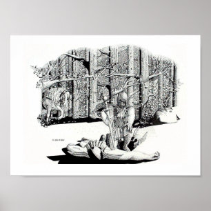 Poster - Gestorven Comrade (zwart)