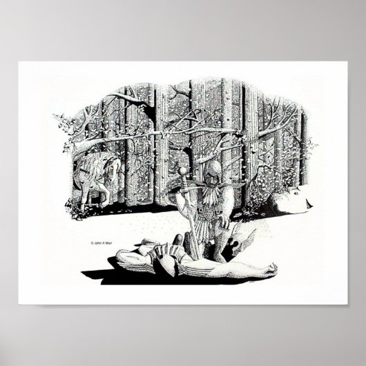 Poster - Gestorven Comrade (zwart) (Voorkant)