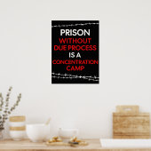 Poster Gevangenis Zonder Rechtmatig Proces & DOWNL (Keuken)