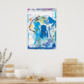 Poster "geweldig dennengoed" (Keuken)