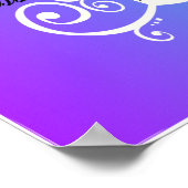 Poster - Gezegend is de Pure in Heart Matthew 5:8 (Hoek)