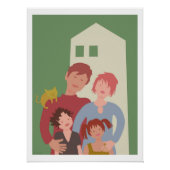 poster gezin (Voorkant)