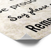 Poster gezinsregels (Hoek)