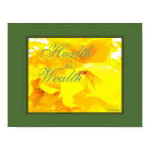 poster "Gezondheid is rijkdom" Art Print