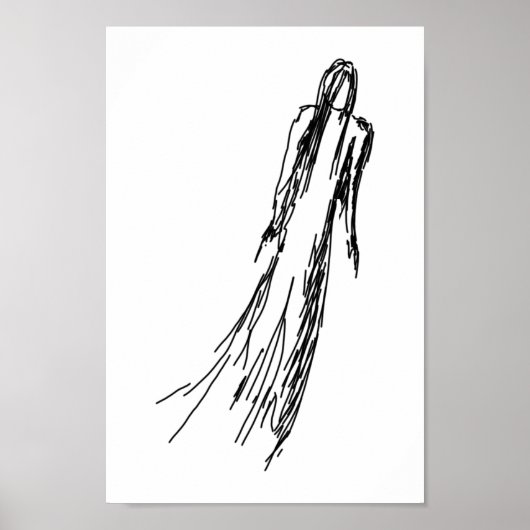 Poster Ghosted Woman (Voorkant)