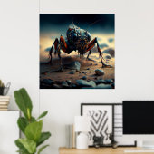 Poster Giant insect (Thuiskantoor)