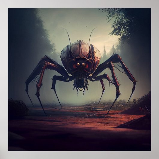 Poster Giant insect (Voorkant)