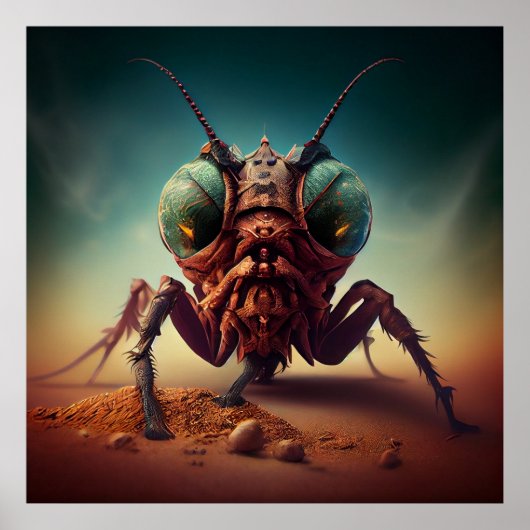 Poster Giant insect (Voorkant)