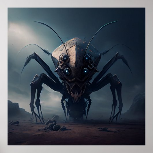 Poster Giant insect (Voorkant)