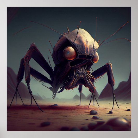 Poster Giant insect (Voorkant)