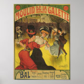 Poster, gietvorm van de la galette 1906 poster (Voorkant)